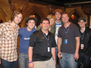 Me and my friend Matt Farrar with GRO on The Rock Boat X (January 2010).