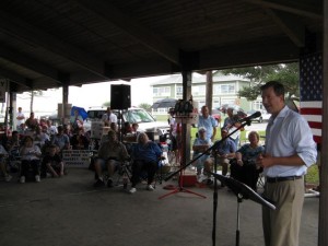 I was invited to speak at the Fort Walton Beach Tea Party in September 2009.