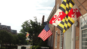 Maryland campus flags