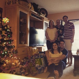 Just a few days before he proposed, Tony and Ann were able to celebrate Christmas a bit early with me and my parents in South Florida. 