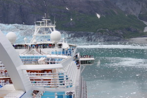 Breathtaking views aboard the Crown Princess on our journey through Alaska's inside passage. 