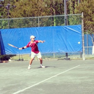 The Tallahassee Challenger allows you to see professional tennis players, like my good buddy JY Aubone, up close. 